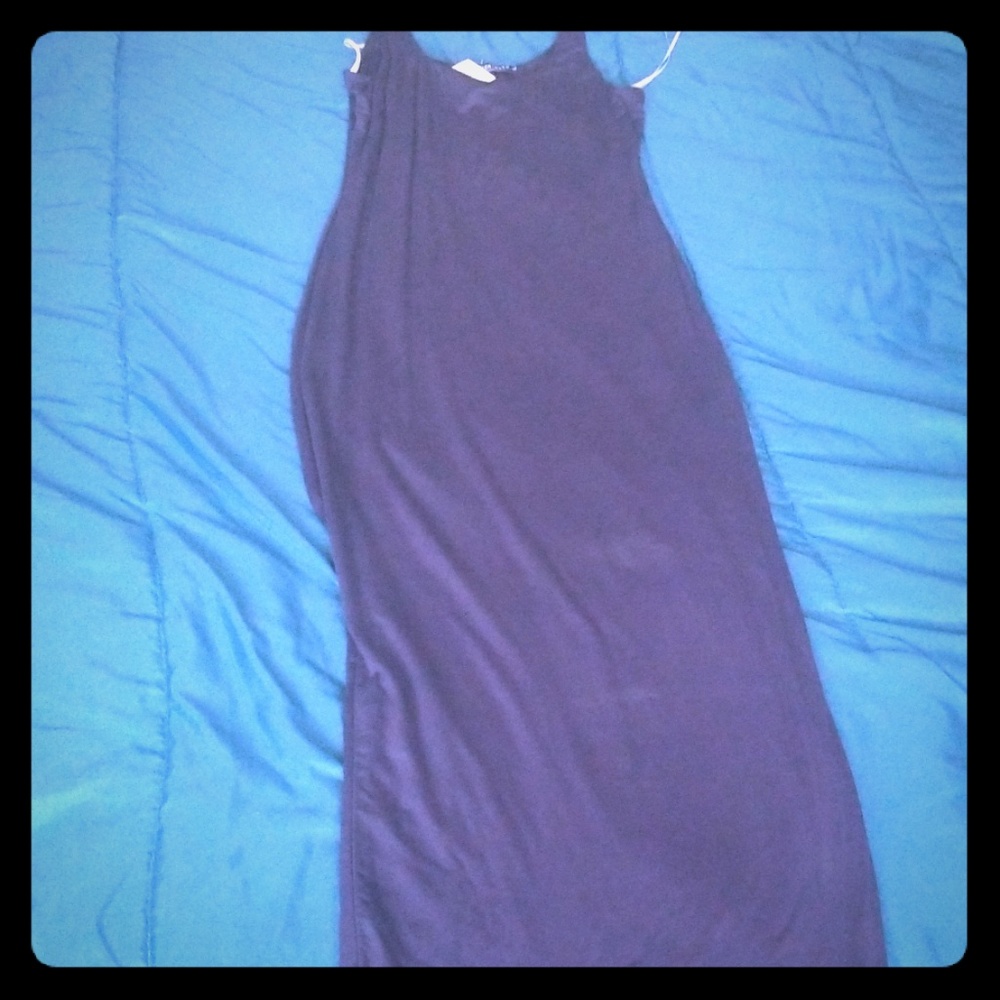 Blue maxi dress